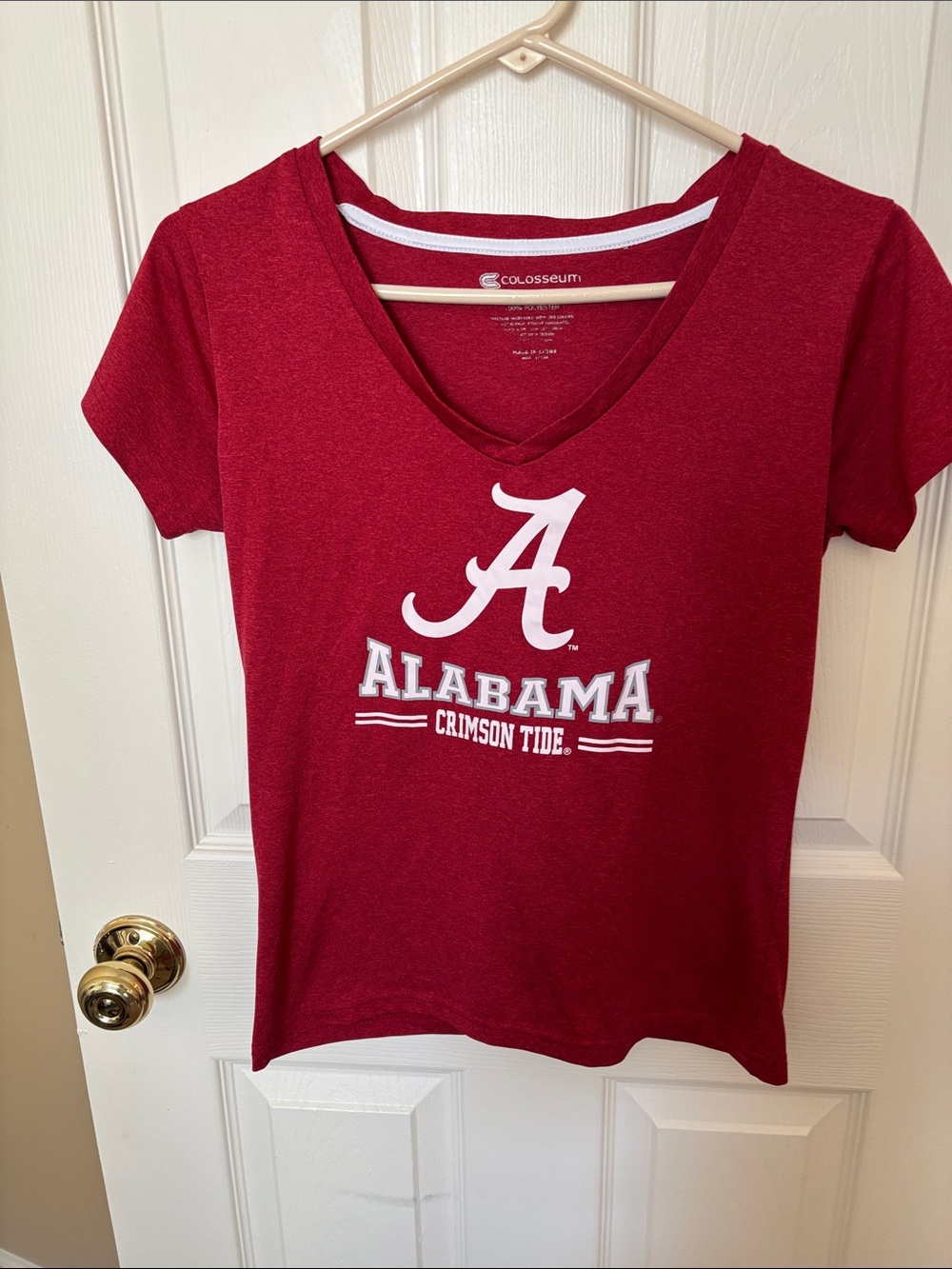 Colosseum Women's Crimson Alabama V-Neck Tee